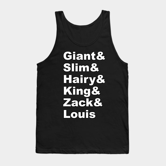 Harlem Heroes Names - The Classic Lineup Tank Top by Wee Gem Tees